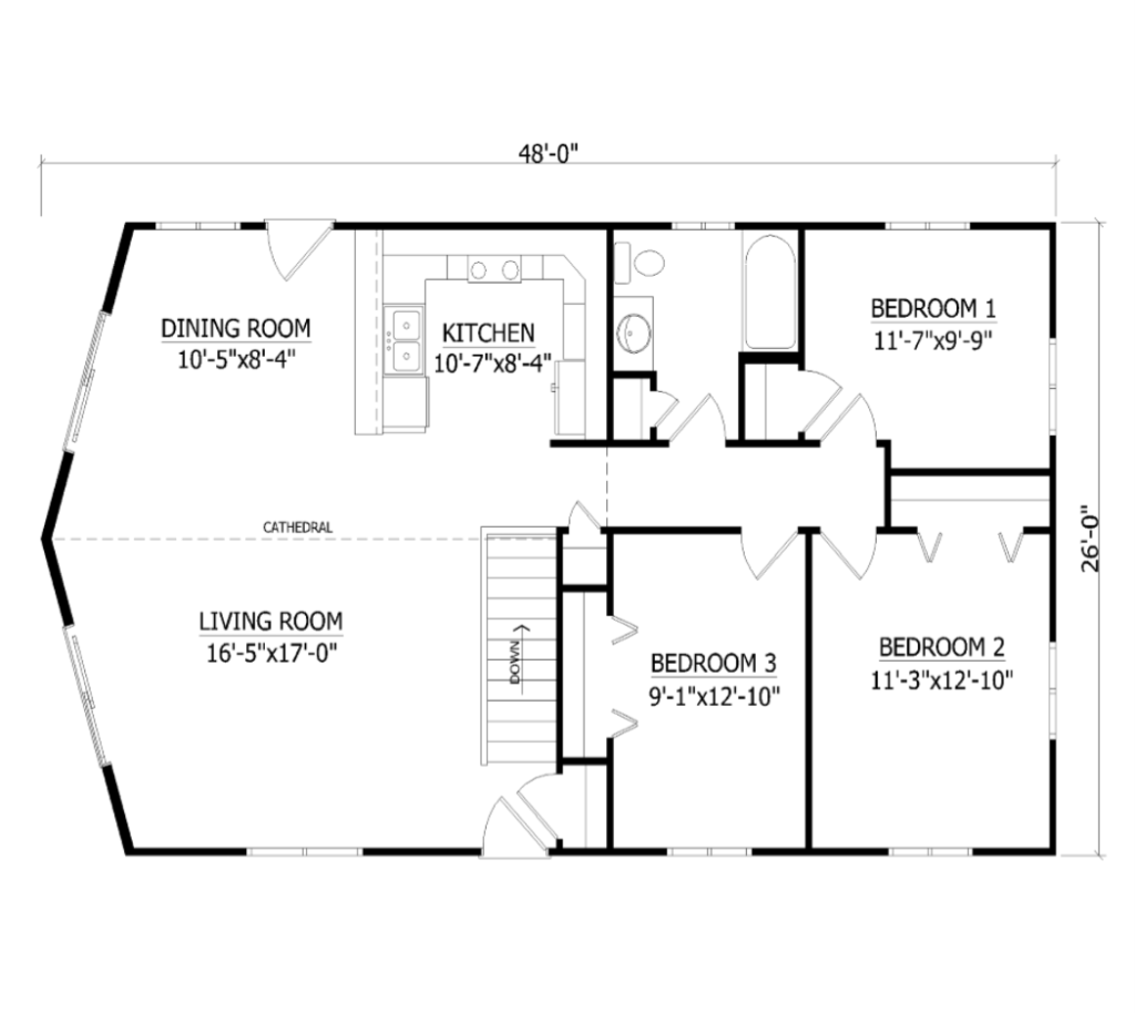 Lakeshore Panelized Floor Plan
